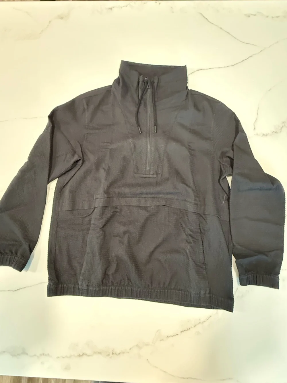 lululemon athletica Black Quarter-Zip Windbreaker